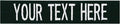 Custom Uniform Name Tapes Solid Colors. Hunter Green Fabric, 5 Inch Hook Fastener (Uniform Ready Fastener)