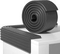Edge Protector,Baby Proofing Baby Edge Protector Strip Safety,Soft Rubber Foam Padding,Edge Corner Guards Protector Corner Edge Bumpers for Furniture (Black, 16.4Ft x 3.93" W x 0.4" Th)