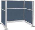 Versare Pre-Configured Hush Panel Electric Cubicle | Workstation Divider Walls | Cubicle Privacy Panels | Office Partition Walls