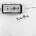 Self Inking Modern Address Stamps | Custom Return Address Stamper (Playful Script, Large)