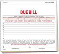 Vehicle Due Bill Form - 3-Part Carbonless Snap-Out 8.5 x 7.75 Car Dealership Service Agreement Forms, Auto Repair Vehicle Documentation Forms NCR - White, Canary, Pink - Pack of 200