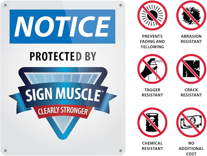 Custom OSHA Style Warning Sign 12" x 18" Aluminum Sign, Customizable "Your Text Here", by AccuformNMC Made in USA