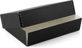 Lineco, 8x10 Museum Archival Storage Box, Drop Front Design with Metal Edge, Acid-Free, Preserveor for Photos, Documents, Crafts, DIY, Black