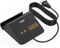 USB C Charging Station 35W, VHBW 6-Port (3 USB-C and 3 USB-A) Desktop Fast Charging Station for iPhone 14/13/12,Samsung Galaxy S23/S22/S21,etc