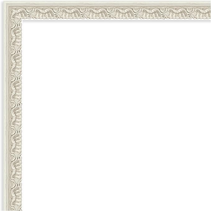 Amanti Art Silver Framed Magnetic Board 20x26 Medium Vision Board for use with Magnets, 100% Metal Sheet to Display Items as Office Decor or for Home Organization in mudroom, Kitchen or Kids Room