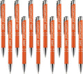 Yucold Customized ballpoint pens in bulk, personalized ballpoint pens with free engraving, for use in companies, enterprises, graduation anniversaries (Orange,26)