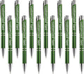 Yucold Customized ballpoint pens in bulk, personalized ballpoint pens with free engraving, for use in companies, enterprises, graduation anniversaries (Green,26)