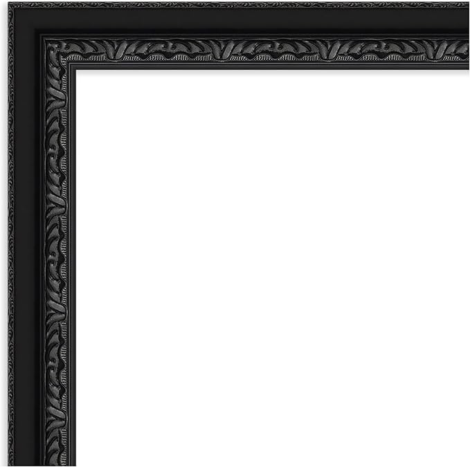 Amanti Art Black Framed Magnetic Board 20x24 Small Vision Board for use with Magnets, 100% Metal Sheet to Display Items as Office Decor or for Home Organization in mudroom, Kitchen or Kids Room