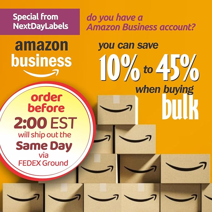 NextDayLabels - W-2 Tax Forms Double Window Security Envelopes, (Pack of 100 Self Seal Envelopes)