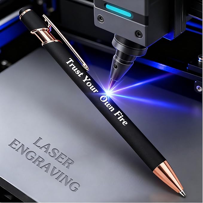 CRME Bulk Custom Pens Personalized Customized Engraved Writing Pen with Name Logo Soft Grip Ball Point Pen for Men Women Smooth Writing Black Ink for Graduation Journaling Signature Purple Pens