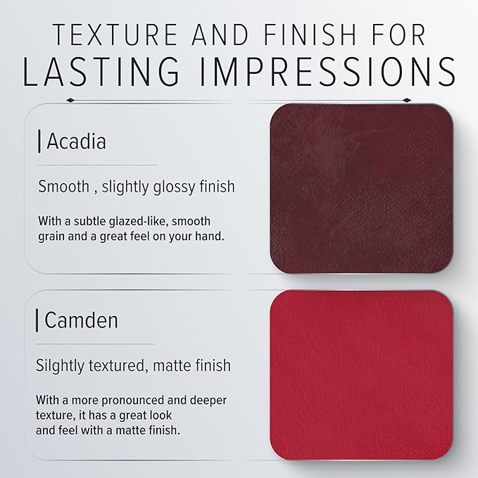 Gallery Leather Desk Address Book - 9" x 7" - Acadia Lime