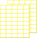 1000 Pack, 0.5" x 0.75" - White Labels Stickers for Writing, Price Stickers