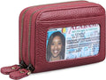 GOIACII Small Genuine Leather Wallet for Women, RFID Blocking Credit Card Holder Wallet