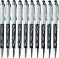 Yucold Customized Pens with Name/Logo - Touch Screen Stylus Ballpoint Pen, Perfect for Weddings, Business & Personalized Gifts (Black,10)