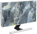 Baocicco Gray Gold Marble Waterproof 70 Inch TV Dust Cover Anti-Static Dustproof Protective Aesthetic Texture Screen TV Covers Full Body Cover for Television Screen Desktop PC LED LCD OLED