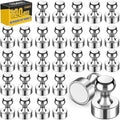 VNDUEEY 120 Pack Fridge Magnets, Refrigerator Magnets Strong Whiteboard Magnet, Magnetic Push Pins, Decorative Magnet for Home, Office, Classroom