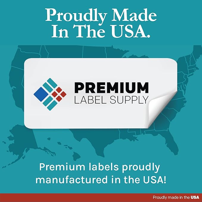 Premium Label Supply White Sticker Mailing Labels – 4" x 1.33" – Laser/Inkjet Compatible – (14 per Sheet), 1000 Sheets – 14000 Total Adhesive Labels
