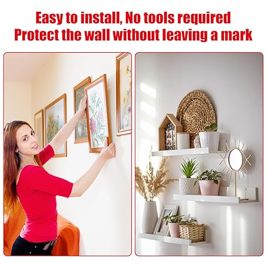 Double Sided Tape Heavy Duty, Waterproof Mounting Foam Tape, 36.5ft Length, 0.4in Width, High Temperature Resistant Adhesive Tape for Car, LED Strip Light, Office Decor, Uses 3M VHB 5952 Raw Material