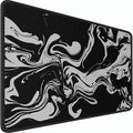 Gaming Mouse Pad, 31.5x15.7 inch Large Extended Computer Keyboard Mouse Mat, Water Resist Non-Slip Mousepad Rubber Base Long XXL Desk Mouse Pad for Gaming, Office & Home, Marble White