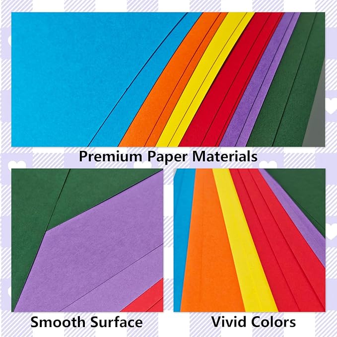 15 Sheets Orange Cardstock 12"x12",250gsm/90lb Heavyweight Cover Cardstock Paper, Thick and Smooth Card Stock Perfect for Card Making, Scrapbooking and Crafts (Orange)