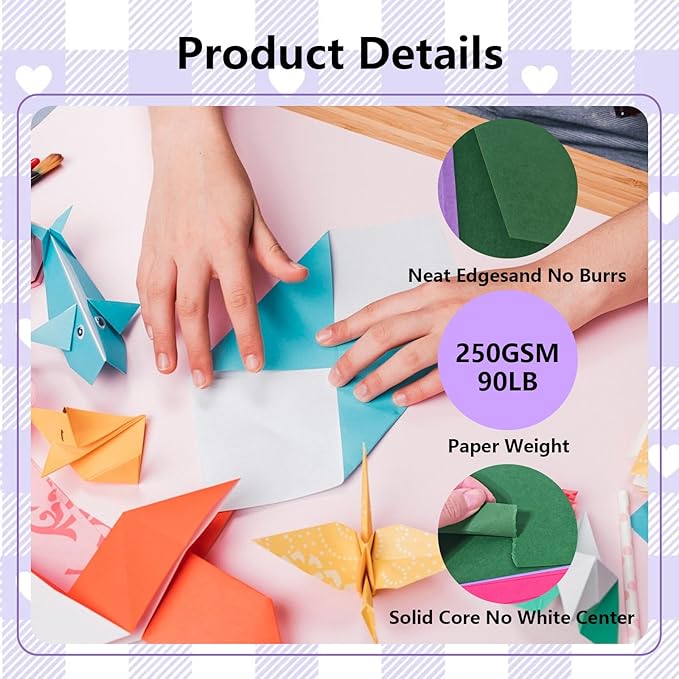 15 Sheets Blue Cardstock 12"x12",250gsm/90lb Heavyweight Cover Cardstock Paper, Thick and Smooth Card Stock Perfect for Card Making, Scrapbooking and Crafts