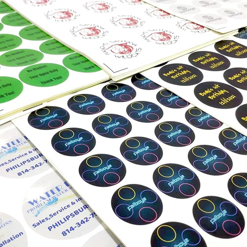 100-500 Custom Stickers Personalized Labels, Customized Stickers with Any Image Logo and Text. Custom Stickers for Business LogoThank You Labels,etc. (Rectangle,3X2 Inch)