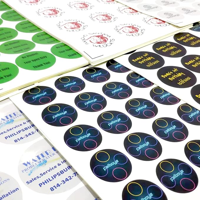 Custom Labels: Personalized Stickers with Logo & Text (100-500, Rectangle, 1.5x1 Inch)