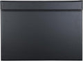 KINGFOM 18''x14'' Large Rectangle A3 Desk Writing & Drawing Desk Pad &Board Table Protector Mat with Paper Clip on Top Black