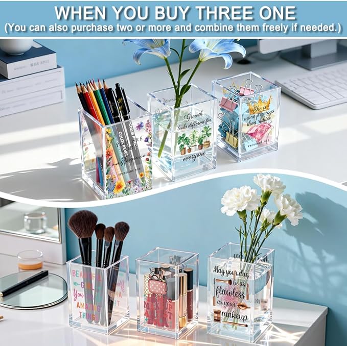 QYUVK But Did You Document It Acrylic Cosmetic Pencil Holder Cup, Pen Holder for Home Office Desk Accessories for Coworker Boss Nurse HR, Office Desk Pen Organizer, Marker Holder, Funny Work Gifts