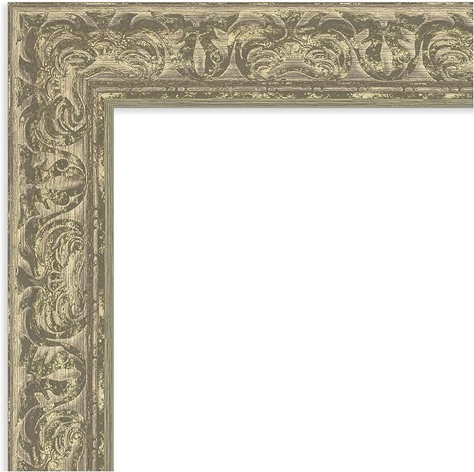 Amanti Art Silver Framed Magnetic Board 19x25 Small Vision Board for use with Magnets, 100% Metal Sheet to Display Items as Office Decor or for Home Organization in mudroom, Kitchen or Kids Room