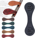 Personalized Magnetic Leather Bookmark, 26 Letters Custom Leather Bookmarks, Handmade, Leather Magnetic Bookmark for Book Lovers Readers Women Kid(Black，R）