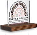 Nursing Instructor Gift Desk Sign, Difference Maker Appreciation Plaque for Nurse Educator Mentor Graduation Thank You Office Decor PA108