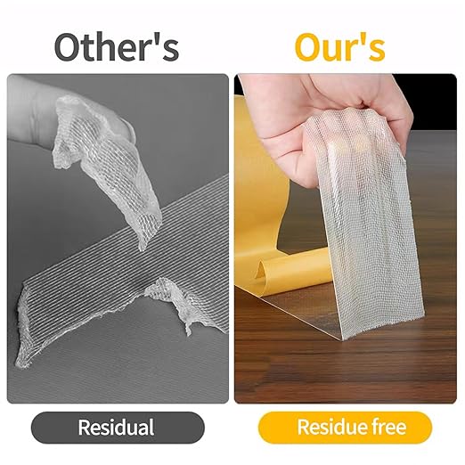 KAIYUER 3Pack Double Sided Tape Heavy Duty,0.5in x 66FT,Double Sided Fabric Tape for Crafts, Walls,Super Sticky Resistente Clear 2 Sided Tape,Easy Use Mounting Tape