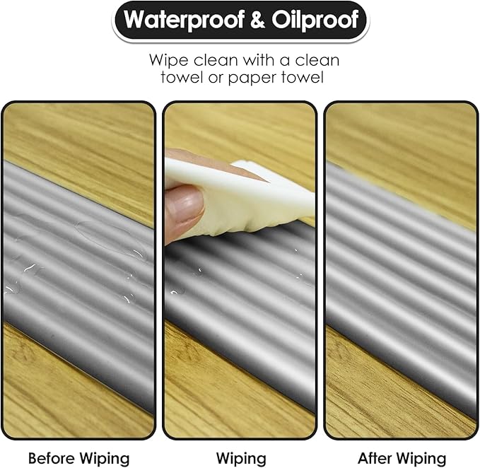 Edge Protector for Baby, Corner Protector for Baby, Soft Foam Furniture Edge Bumper Guards, Desk Edge Cushion, Baby Proofing Edge Corner Protector for Table, Fireplace 6.5ft White
