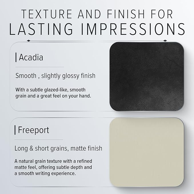 Gallery Leather Guest Book - Great for Wedding, Reception, Baby and Bridal Shower, Birthday Party and Vacation Home - 192 Lined Pages to Sign in, add Polaroid Photo - Hardcover 9x7" - Acadia Tan