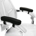 Sunnors Memory Foam Chair Armrest Pad, Comfy Office Chair Arm Rest Cover for Elbows and Forearms Pressure Relief(Set of 2)
