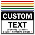 Custom Sign, Custom Sign for Business, Indoor/Outdoor use. 7x10 Inches, Rust Free .040 Aluminum, Fade Resistant, Made in USA by My Sign Center (Header)