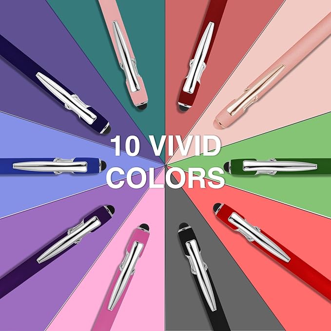 CRME Custom Pens Personalized Pen with Name Logo Engraved Metallic Customized Pen Wine Red Barrel Black Ink Click Pens Stylus Pens for Touch Screens Ideal for Graduation Journaling Office Writing