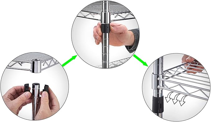 Regal Altair 18" Deep x 42" Wide x 14" Height Wire Shelving Kit | 1-Tier | NSF Commercial Storage Rack Unit