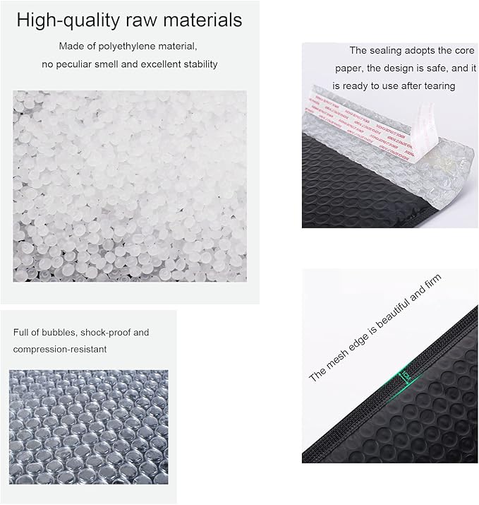 Padded Poly Mailers MEIANJU 13x10 inch Bubble Mailer Envelopes Small Packaging Mailing Envelope Bags Shipping Bag Bulk Pack Self Seal Package Mail Packing Business Supplies,orange 25-Pack