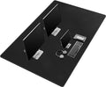 Mydours 55"x28" Extra Large Desk Mat - Full Desk Blotter Pad, Desktop Computer Desk Mat, Waterproof Desk Protector Mat, Large Mouse Pad for Desk for Writing, Workspace, Home and Office (Black)