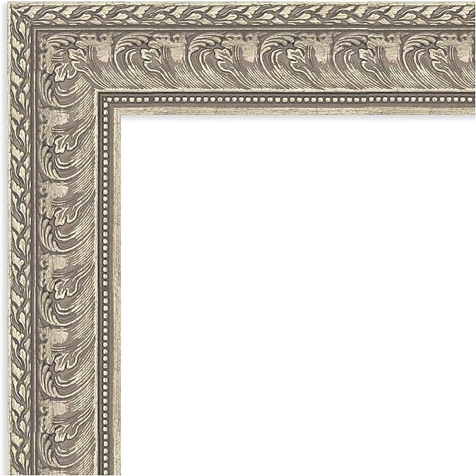 Amanti Art Silver Framed Magnetic Board 19x25 Small Vision Board for use with Magnets, 100% Metal Sheet to Display Items as Office Decor or for Home Organization in mudroom, Kitchen or Kids Room