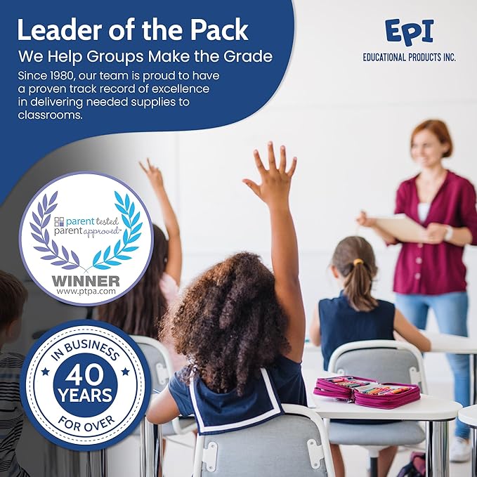 EPI Spiral Notebook | 3 Subject - Wide Ruled - 120 Sheets, Durable Spiral Binding | 10.5 x 8 in | Classroom Supplies | School, Office, Note Taking, Journaling - 36 Pack