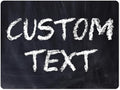 Custom Sign, Custom Street Sign, 11 Font Colors, 13 Font Styles, 4 Hole Options, 22 Sizes, 36x48 Inches, Rust Free DiBound, Fade Resistant, Made in USA by My Sign Center (Chalkboard Black)