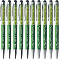 Yucold Customized Pens with Name/Logo - Touch Screen Stylus Ballpoint Pen, Perfect for Weddings, Business & Personalized Gifts (Military Green,500)