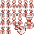 LOVIMAG Fridge Magnets 20Pcs Refrigerator Whiteboard Small Strong Magnet Classroom Kitchen Accessories Decorative Locker Set Decor Must Haves Office Calendar Refrigerador Magnetic Cute Rose Gold