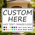 Custom Signs-14×10inches-Metal Sign Customized Sign with Your Text,Logo,photo,Prefabricated holes,easy installation, optional reflective,for Indoors/outdoors