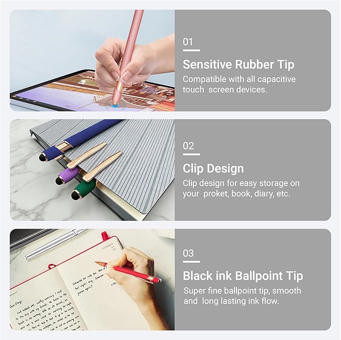 CRME 10pcs Inspirational Ballpoint Pens Set Different Copywriting Combination Black Ink Pens Basics Office Supplies Funny Office Gifts Company Event Party Inspirational Gifts