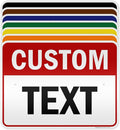 Custom Sign, Custom Sign for Business, Indoor/Outdoor use. 18x24 Inches, 3M EGP Reflective, Rust Free .080 Aluminum, Fade Resistant, Made in USA by My Sign Center (Header)